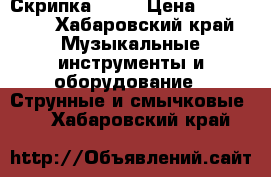 Скрипка  4/4 › Цена ­ 120 000 - Хабаровский край Музыкальные инструменты и оборудование » Струнные и смычковые   . Хабаровский край